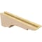 Ekena Millwork 3"W x 18"D x 6"H Thin New Brighton Rough Cedar Woodgrain TimberThane Corbel, Primed Tan CORUR03X18X06NEBRCPR - alternate 5